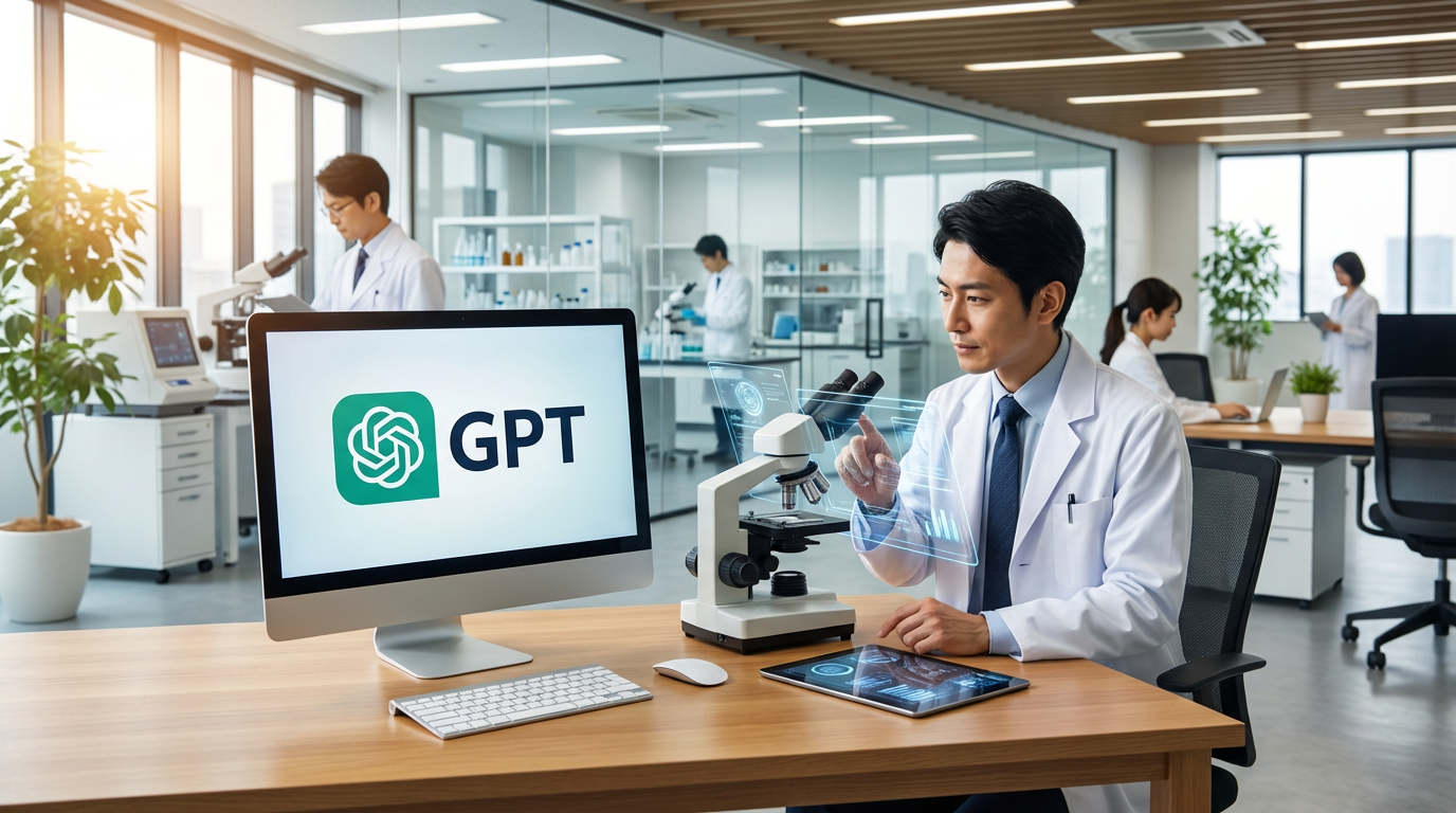 ChatGPTで製薬業界が変わる｜創薬・営業・DXの活用事例10選【2026最新】のイメージ画像